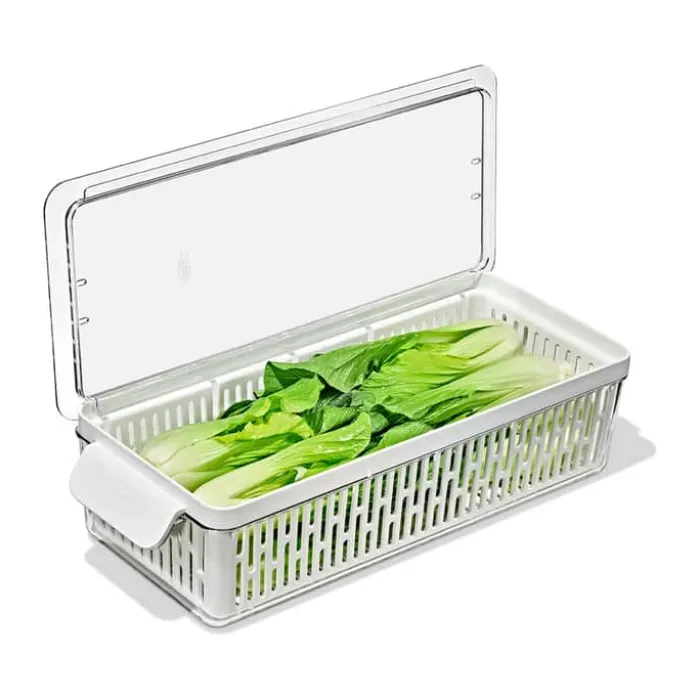OXO Køleskabsboks H 9,5 x B 15 x L 37 cm - PP plastik - Klar