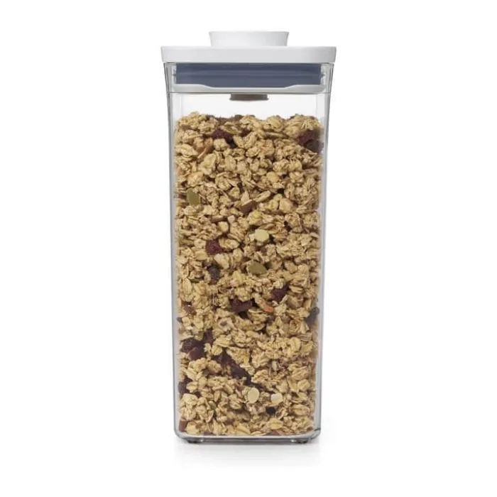 OXO POP Opbevaringsboks 1,6 liter - ABS-plastik/silikone - Inkl. låg i hvid plast