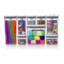 OXO POP Opbevaringsboks 400 ml - Plastik - Klar/hvid