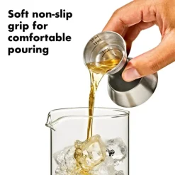 OXO Steel Målebæger (dobbelt) 5 cl - Rustfrit stål/plastik