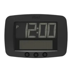 Park Solar Digital 5010 Elektronisk P-skive Solcelleteknologi - Automatisk vinter/sommertid - Sort