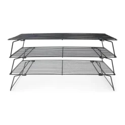 Patisse SilverTop Afkølingsrist B 25 x L 40 cm - Stål - Sort