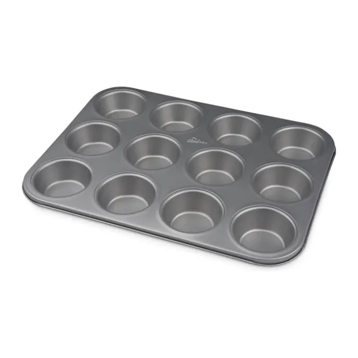 Patisse Silvertop Muffinform Til 12 stk. - Stål