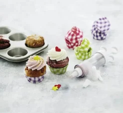 Patisse Sølvfarvettop Tærteforme Ø 10 cm - Koldvalset stål