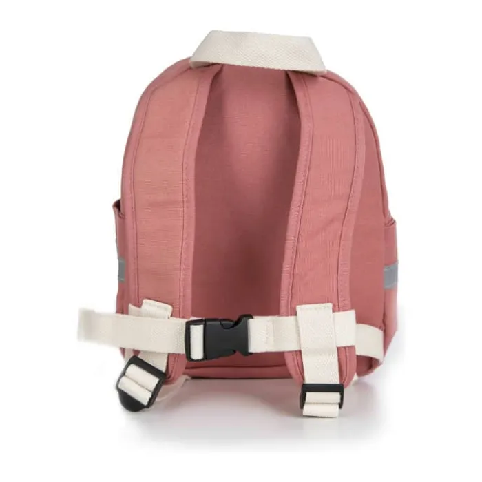 Pellianni Børnerygsæk H 28 x B 10 x L 23 cm - Bomuld - Lyserød
