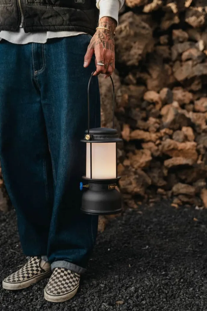 Petromax LED Lanterne H 27,7 cm - Aluminium - Sort