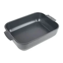 Peugeot Appolia Ovnfast Fad B 21,7 x L 32 cm - Keramik - Grå
