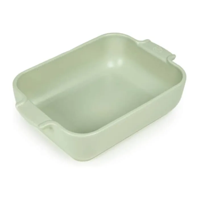 Peugeot Appolia Ovnfast Fad B 16,8 x L 25 cm - Keramik - Grøn