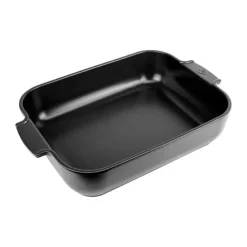 Peugeot Appolia Ovnfast Fad B 27,2 x L 40 cm - Keramik - Sort