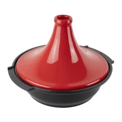 Peugeot Appolia Tagine Ø 32 x H 30 cm - Keramik - Rød