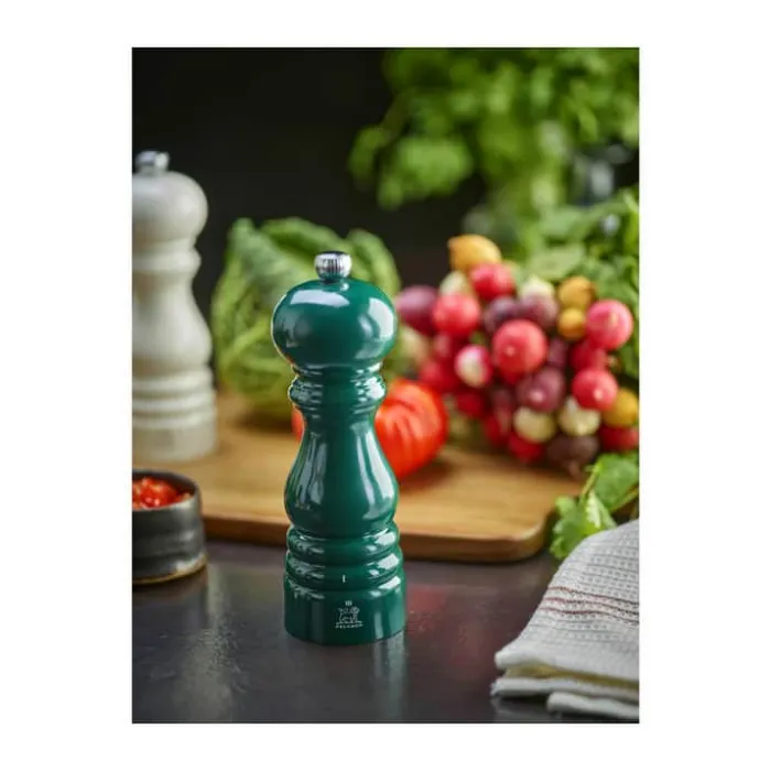 Peugeot Parisrama US Peberkværn H 18 cm - Bøgetræ - Forrest Green
