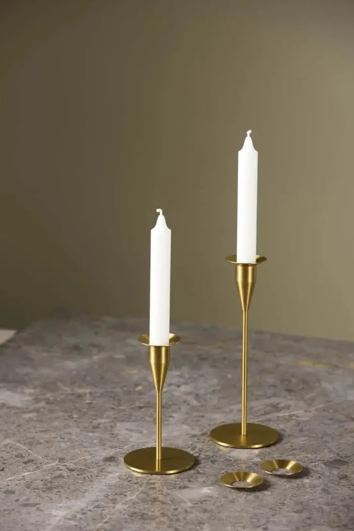 Piet Hein Lysmanchet Passer til Ø 2 cm - Rustfrit stål - Messing