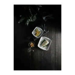 Pillivuyt Ovnfast Fad L 14 x B 14 cm - Porcelæn - Hvid