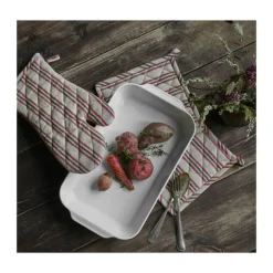 Pillivuyt Ovnfast Fad Nr. 3 L 35 x B 22 cm - Porcelæn - Hvid