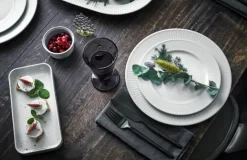 Pillivuyt Plissé Middagstallerken Ø 28 cm - Porcelæn - Hvid