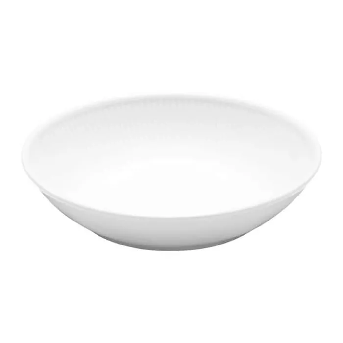 Pillivuyt Plissé Pastatallerken Ø 20 cm - Porcelæn - Hvid