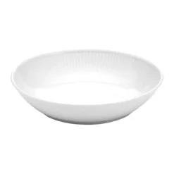 Pillivuyt Plissé Salat-/pastatallerken Ø 23 cm - Porcelæn - Hvid