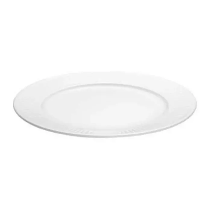 Pillivuyt Plissé Tallerken Ø 31,5 cm - Porcelæn - Hvid
