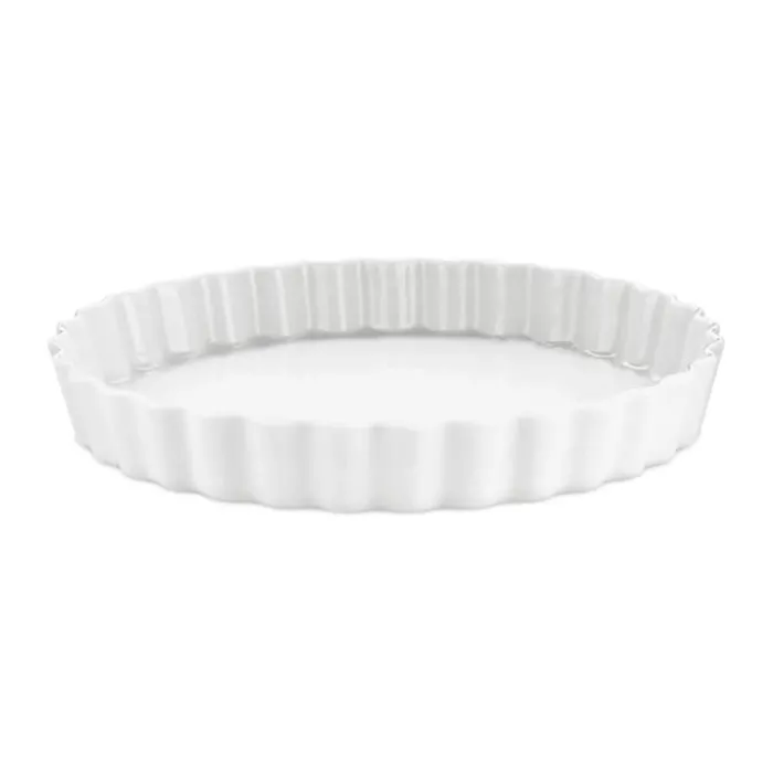 Pillivuyt Tærtefad Nr. 8 Ø 25 cm - Porcelæn - Hvid