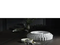 Pillivuyt Tærtefad Nr. 9 Ø 27,5 cm - Porcelæn - Hvid