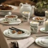 Pillivuyt Vinter Suppekål Ø 14 cm - Porcelæn - Hvid/rød/grøn/brun