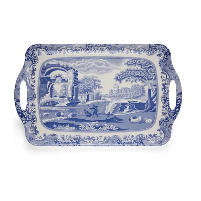 Pimpernel Blue Italian Serveringsbakke B 29,5 x L 48 cm - Melamin - Blå