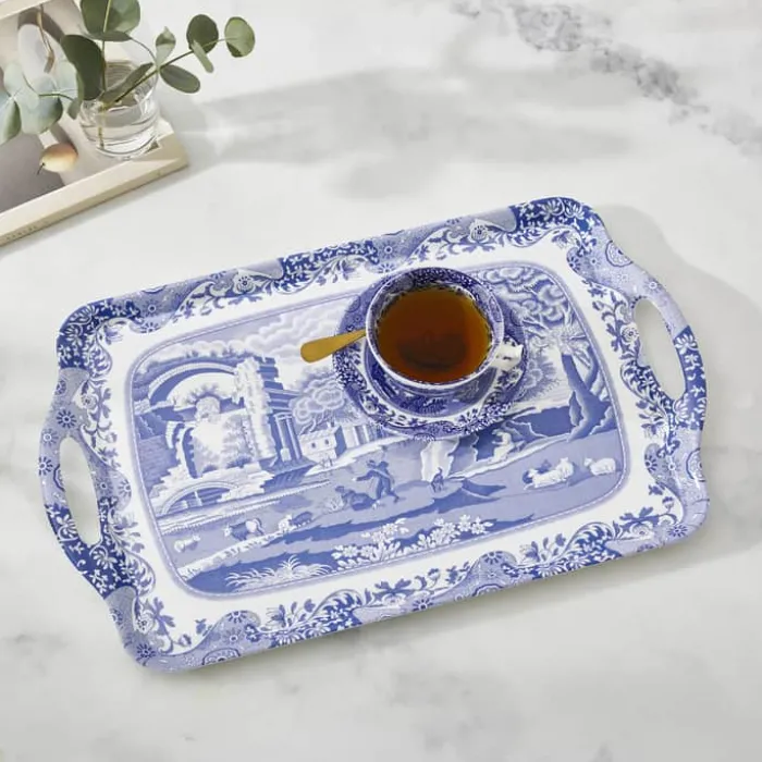 Pimpernel Blue Italian Serveringsbakke B 29,5 x L 48 cm - Melamin - Blå