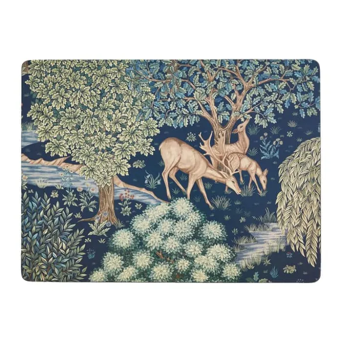 Pimpernel Morris & Co Dækkeservietter - 4 stk. B 29,8 x L 40,1 cm - MDF/kork - Multifarvet