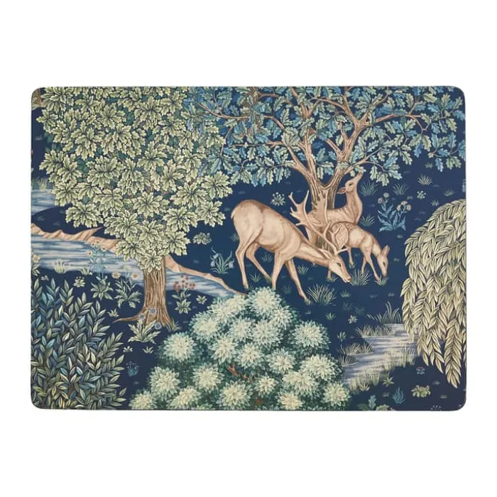 Pimpernel Morris & Co Dækkeservietter - 4 stk. B 29,8 x L 40,1 cm - MDF/kork - Multifarvet