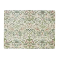Pimpernel Morris & Co Dækkeservietter - 4 stk. B 40,1 x L 29,8 cm - MDF/kork - Grøn