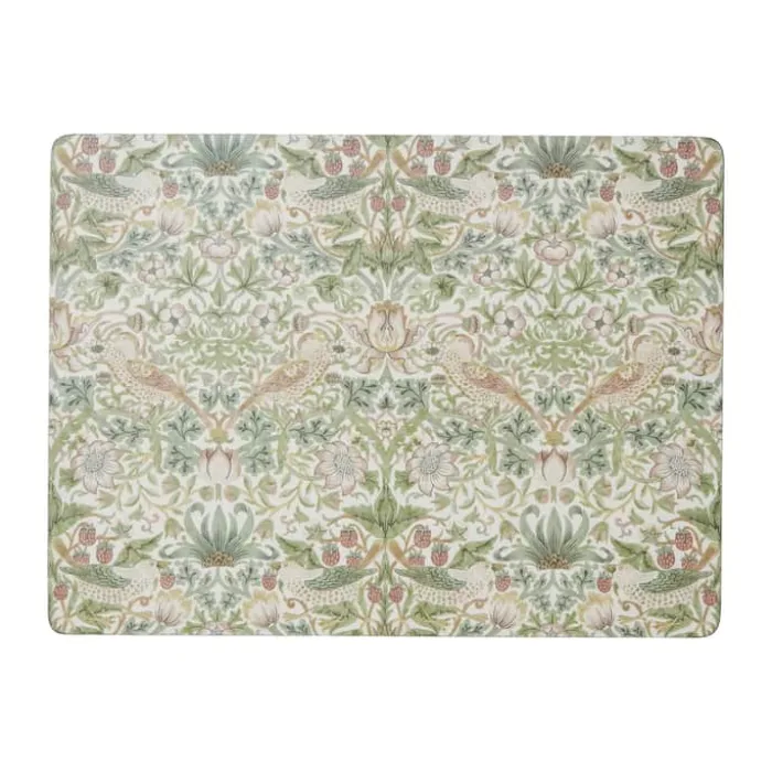 Pimpernel Morris & Co Dækkeservietter - 4 stk. B 40,1 x L 29,8 cm - MDF/kork - Grøn