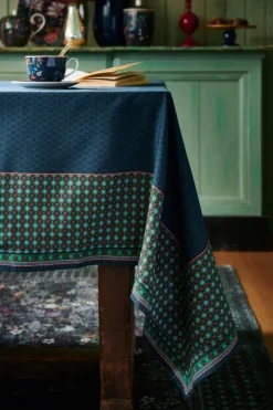 PIP Studio Berry Blues Dug B 140 x L 180 cm - Bomuld - Mørkeblå