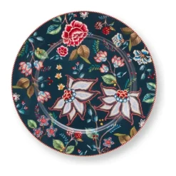 PIP Studio Berry Blues Middagstallerken Ø 32 cm - Porcelæn - Mørkeblå