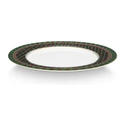 PIP Studio Berry Blues Middagstallerken Ø 26,5 cm - Porcelæn - Mørkegrøn