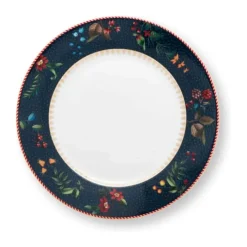 PIP Studio Berry Blue Tallerken Ø 21 cm - Porcelæn - Blå
