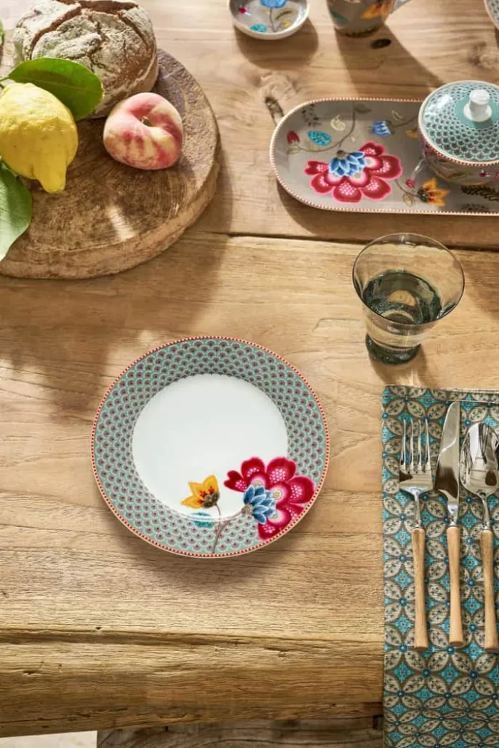 PIP Studio Blooming Tales Frokosttallerken Ø 23 cm - Porcelæn - Blå