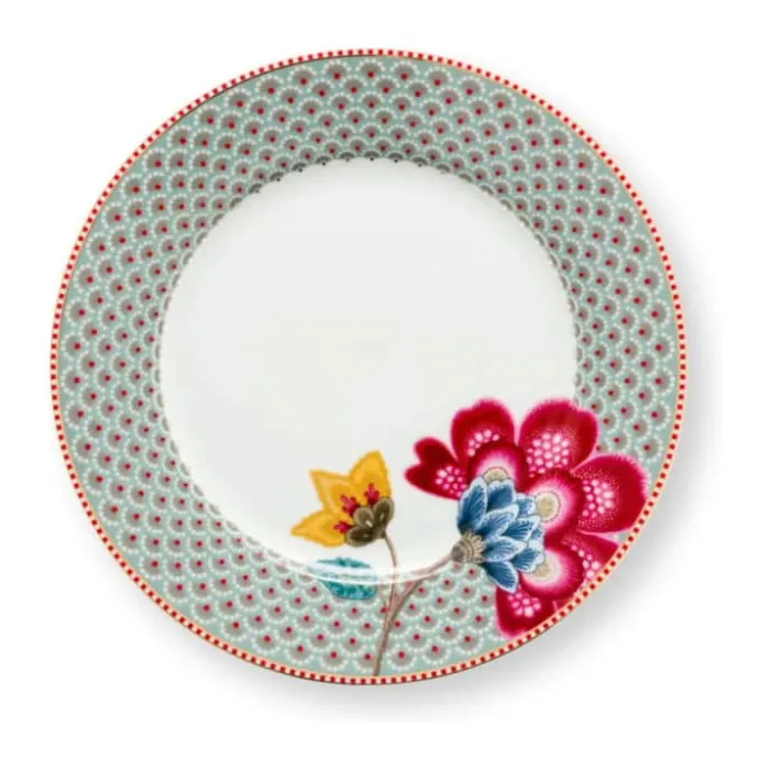 PIP Studio Blooming Tales Frokosttallerken Ø 23 cm - Porcelæn - Blå