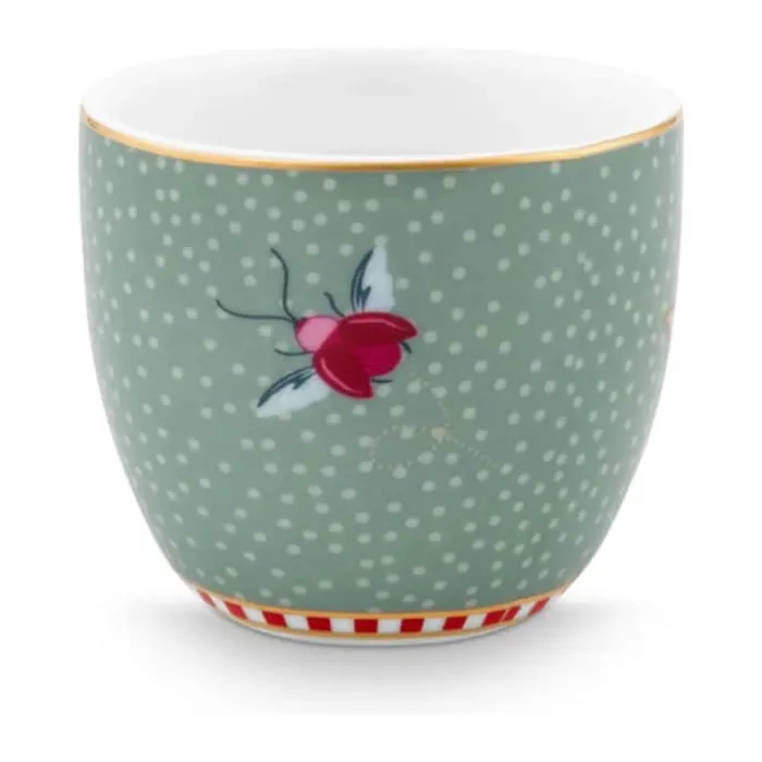 PIP Studio Blooming Tales Æggebæger H 4 cm - Porcelæn - Blå