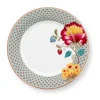PIP Studio Blooming Tales Middagstallerken Ø 26,5 cm - Porcelæn - Blå