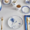 PIP Studio Blue Bird Tallerken Ø 23 cm - Porcelæn - Hvid/blå