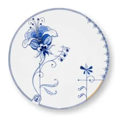 PIP Studio Blue Bird Tallerken Ø 23 cm - Porcelæn - Hvid/blå