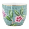 PIP Studio Blushing Bird Æggebæger - 6 Stk. H 4 cm - Porcelæn - Blå
