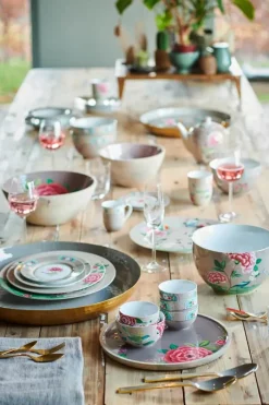 PIP Studio Blushing Bird Kop m. underkop 28 cl - Porcelæn - Khaki