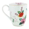 PIP Studio Blushing Bird Krus 35 cl - Porcelæn - Hvid