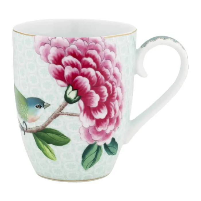 PIP Studio Blushing Bird Krus 35 cl - Porcelæn - Hvid
