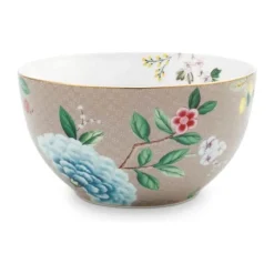 PIP Studio Blushing Bird Skål Ø 15 cm - Porcelæn - Khaki
