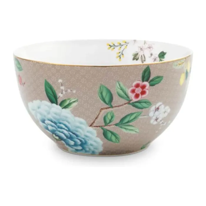 PIP Studio Blushing Bird Skål Ø 15 cm - Porcelæn - Khaki