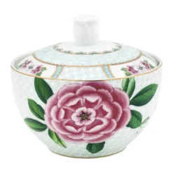 PIP Studio Blushing Bird Sukkerskål m. låg 30 cl - Porcelæn - Hvid
