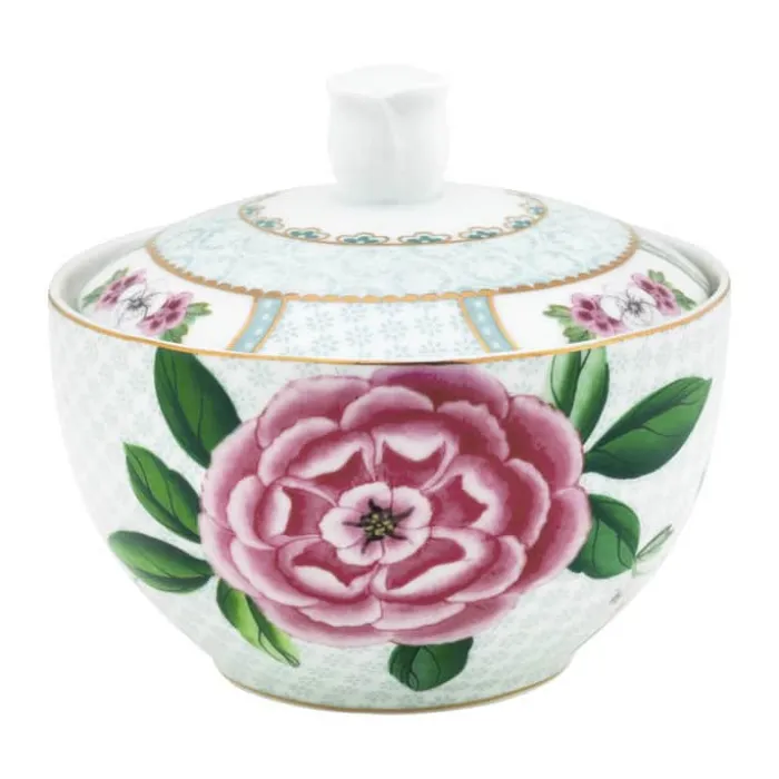 PIP Studio Blushing Bird Sukkerskål m. låg 30 cl - Porcelæn - Hvid