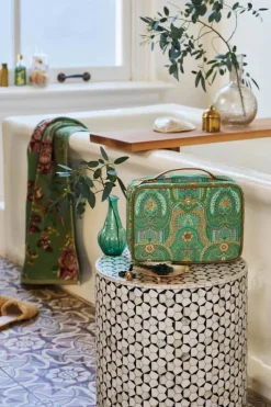 PIP Studio Casey Beauty Case B 19 x L 27 cm - Polyester - Green